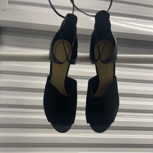 Marc Fisher | Open Toe | Lace Up Heels - Picture 3 of 6